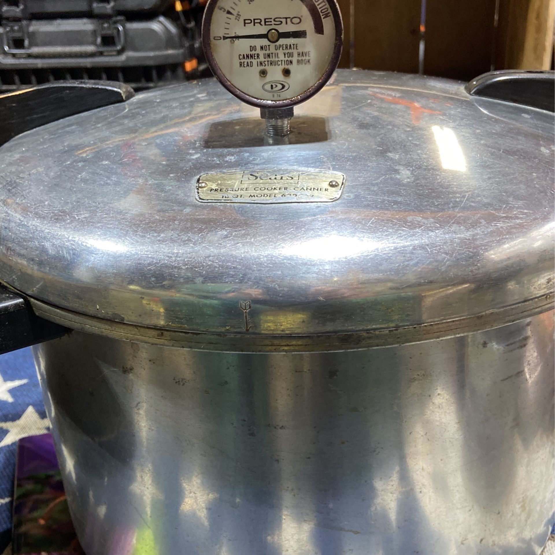 Sears pressure cooker canner 16 quart model 620