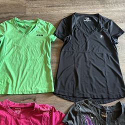 Ladies Fila & Tek Gear Tips Medium & 1 Large 