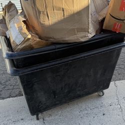 2 Uline poly box truck 20 Bushel