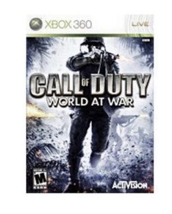 Call of Duty: World at War and Call of Duty Ghosts (Xbox 360)