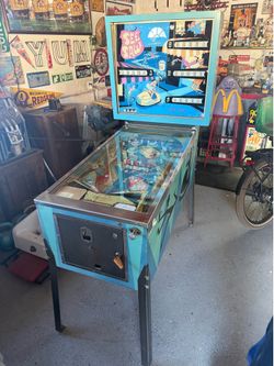 Vintage See saw coin operated pinball game
