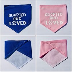 Adopted And Loved Dog Bandana | Cat Bandana 