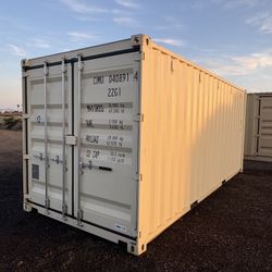 20 FOOT NEW 1-TRIP CONTAINER STD SHED,STORAGE,SHIPPING,CONEX