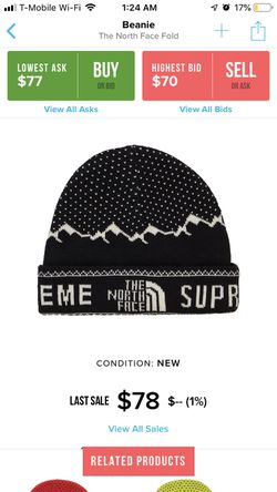 Supreme North Face Beanie