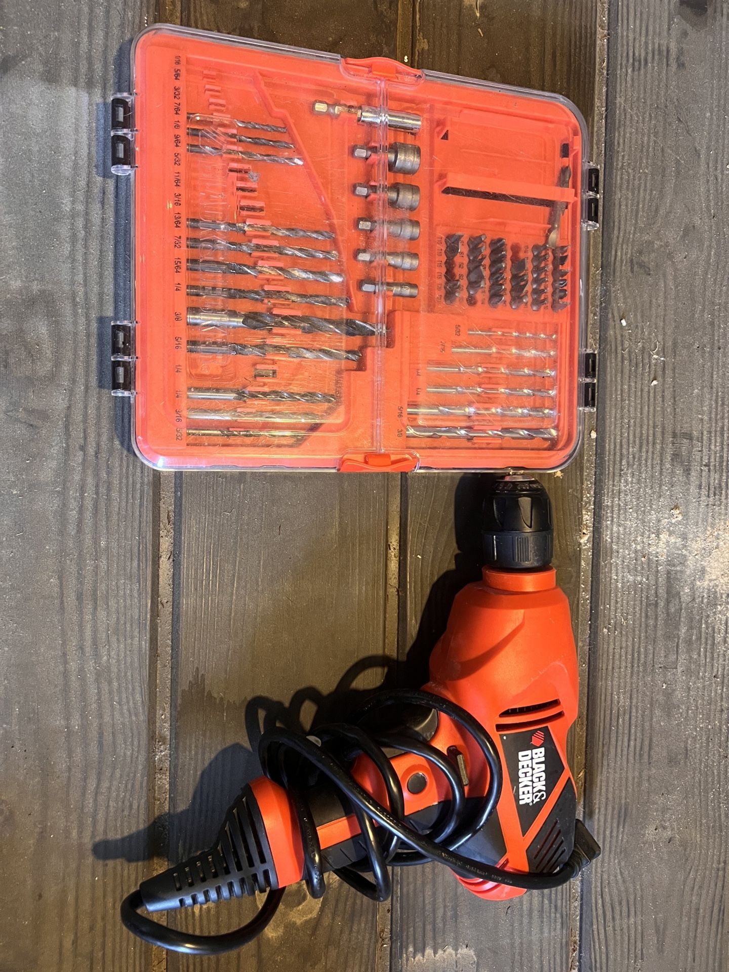 Black And Decker Drill And Bits
