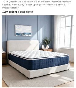12in mattress queen size