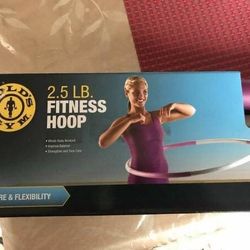 Brand new Golds Gym 2.5lb fitness hulla hoop