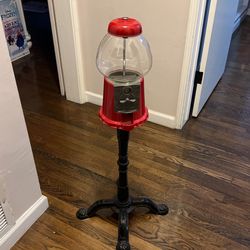 Antique Gum ball Machine With Stand Thumbnail