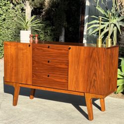 West Elm Mid-Century Modern Media Console TV Stand Buffet Credenza 