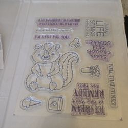Stampin Up Skunk
