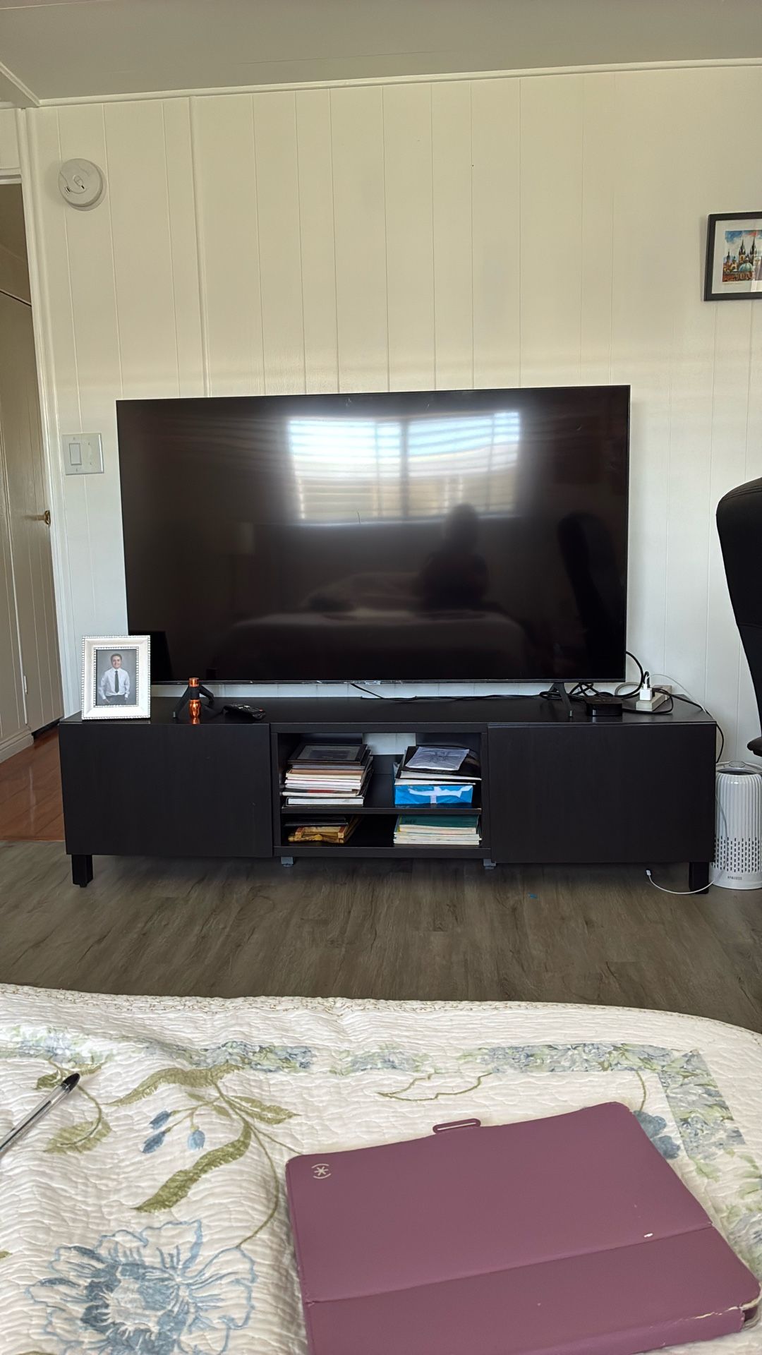 Entertainment Center Fairly New we fit a big TV size
