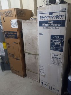 29 gallons new water heater