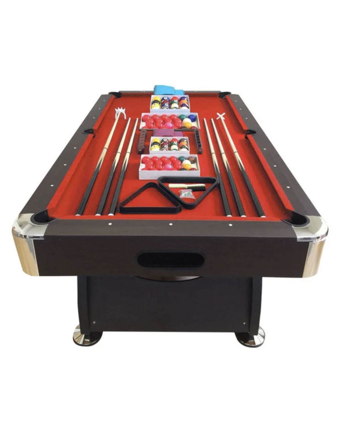 7ft Red Pool Table Brand New 