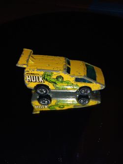 1975 Yellow Hulk Hotwheel
