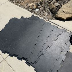 3x3 Gym Flooring Heavy Duty 10mm Rubber Tiles