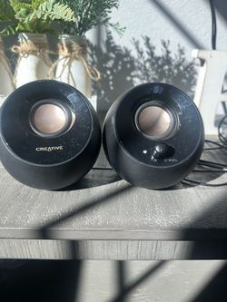Creative Pebble Speakers
