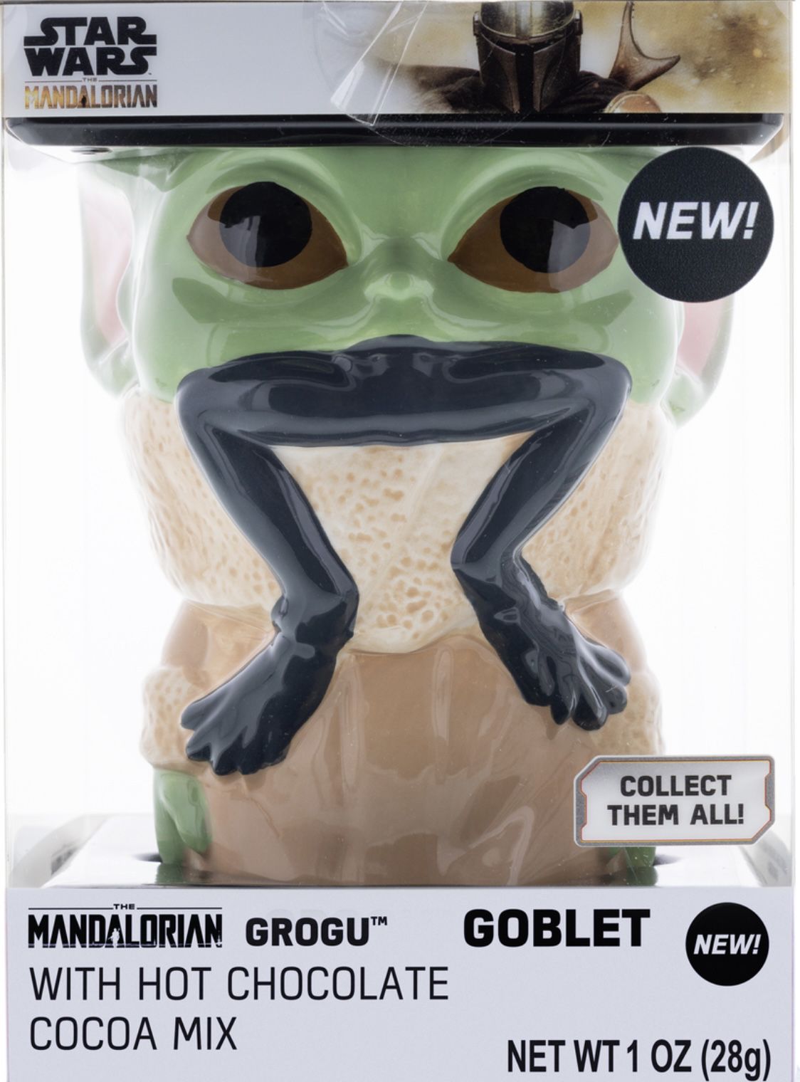 Galerie The Mandalorian Grogu Goblet with Cocoa Mix, 1 oz 