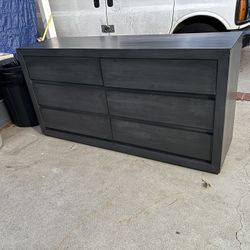 Large Gray Dresser Gavetero Drawers 