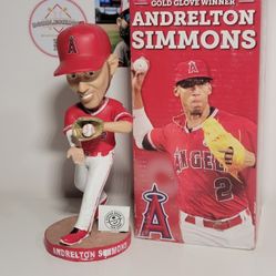 Angels Bobbleheads Andrelton Simmons Gold Glove