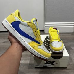 Jordan 1 Low Travis Scott Canary