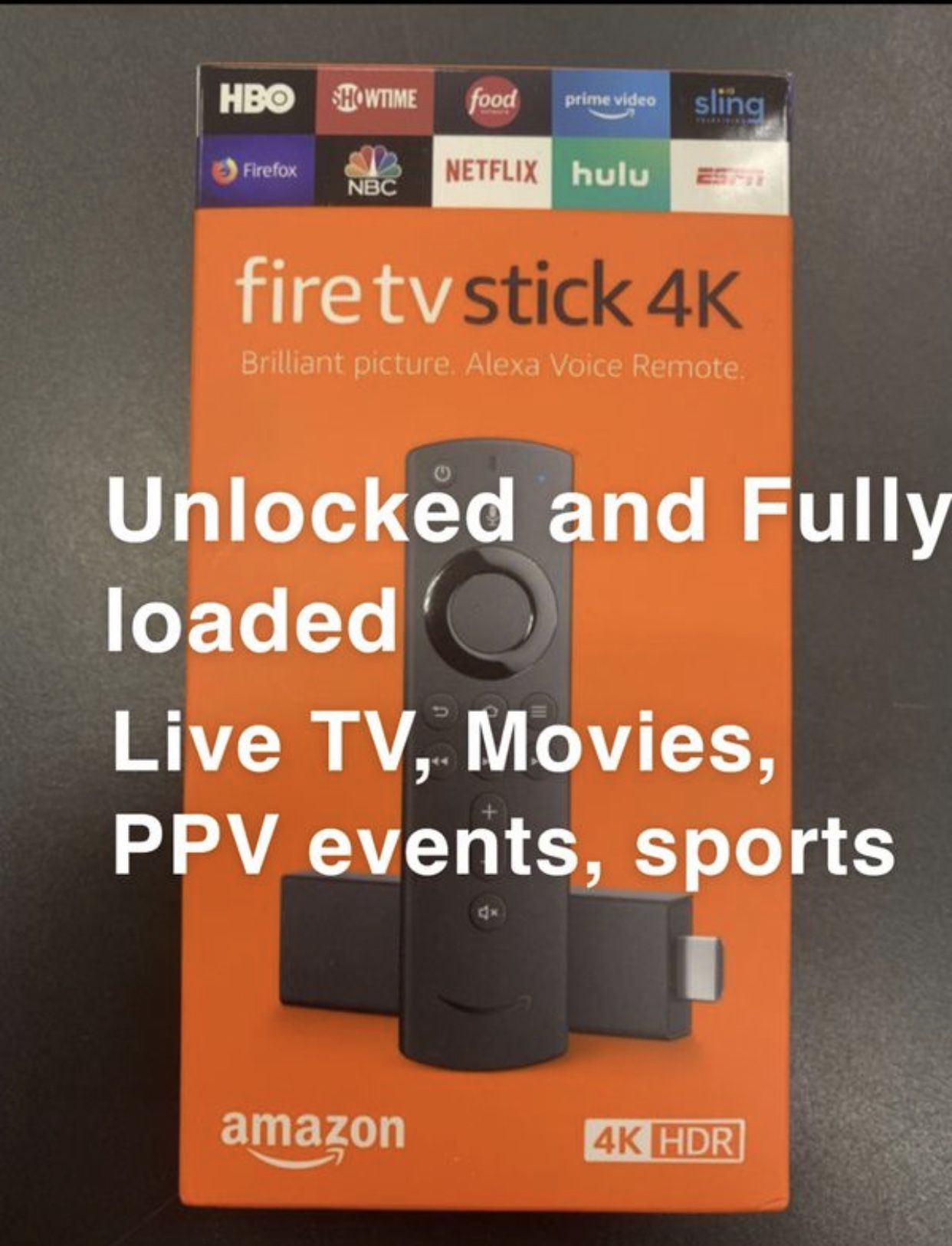 Loaded Amazon fire the stick