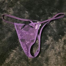 Purple Thong Panties