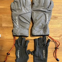 SIMMS PRODRY™ GORE-TEX FISHING GLOVE + LINER, MEN’S LARGE, NEW