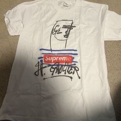 Supreme x Jean Paul Gaultier Box Logo White Medium