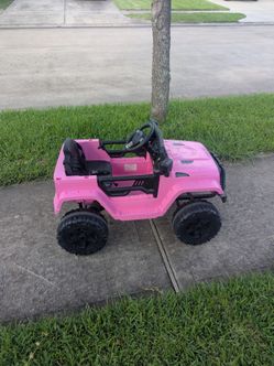 Pink Ride On Truck Toy