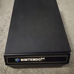 Nintendo 64 N64 Game Storage Case Original Stores 12 cartridges