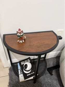 Half moon side table