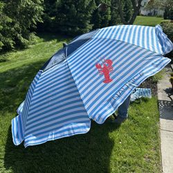 New beach umbrella