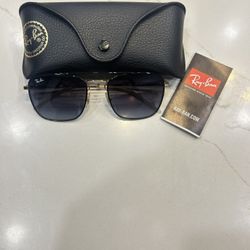 Black On Gold Ray-bans 
