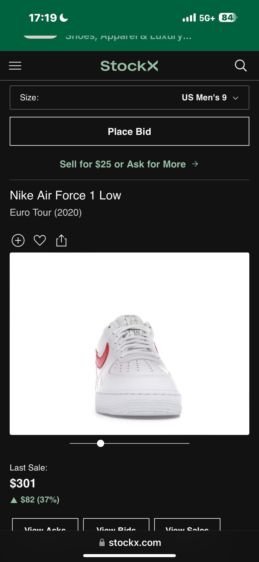 Nike Air Force 1 Euro Tour 2020