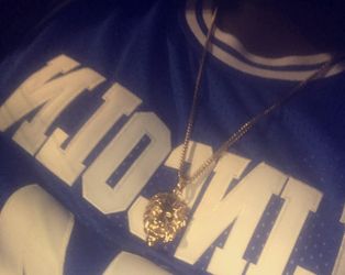 10k real double gold plated lionhead