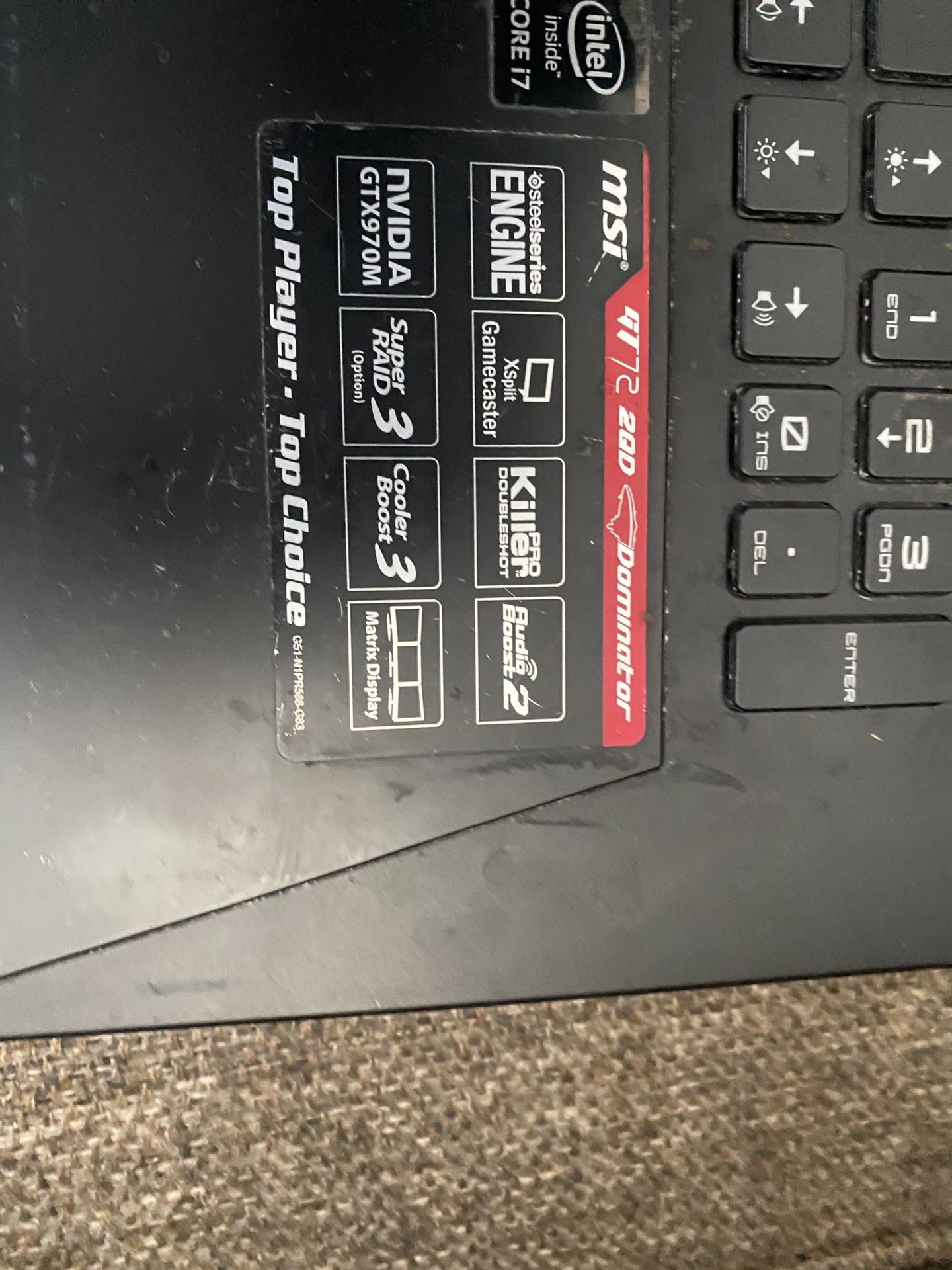 Msi Gt72 Gaming Laptop