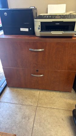 2-Drawer Lateral Wood File Cabinet