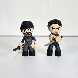 Corvo Unmasked & Emily Funko Mystery Mini Figure Dishonored Bethesda Collectible