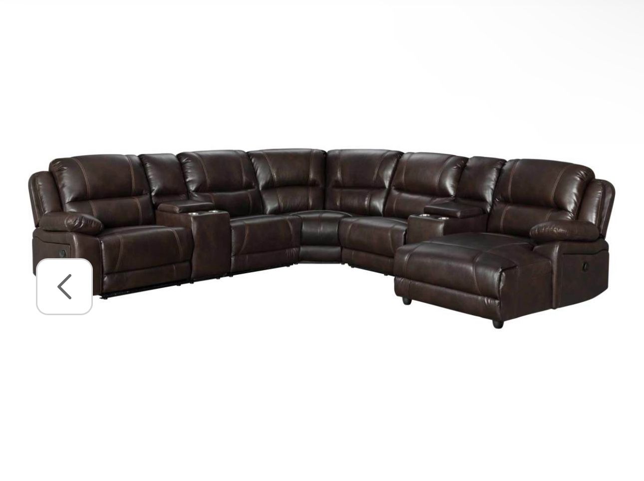 Leather Sectional (Used)