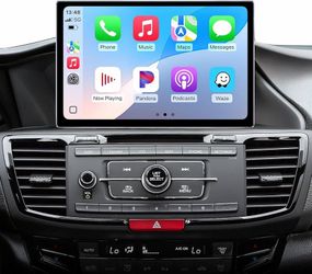 11.5" Wireless CarPlay & Android Auto Car Radio Stereo for Honda Accord 2013 2014 2015 2016 2017, IPS HD Touch Screen, GPS, FM AM, Bluetooth, Steering