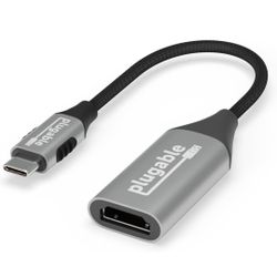 Plugable USB C to HDMI Adapter, HDMI 2.1, 8K 60Hz or 4K 144Hz, USB4 / Thunderbolt Compatible with XPS, iPhone 15, iPad Pro, MacBook Pro, Mac Resolutio
