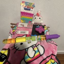 Hello kitty blanket Easter bundle