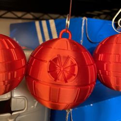 Disney Christmas Death Star Ornaments 