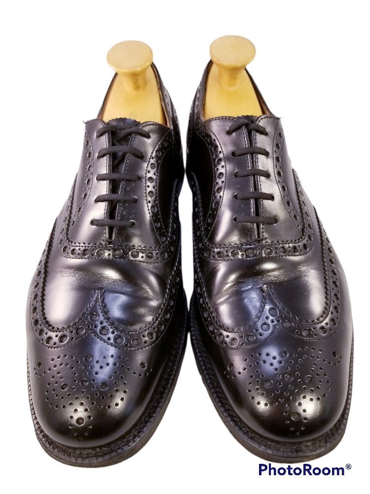CHURCH'S BURWOOD CUSTOM GRADE MADE IN ENGLAND WINGTIP MEN SHOES OXFORDS 9 G/10