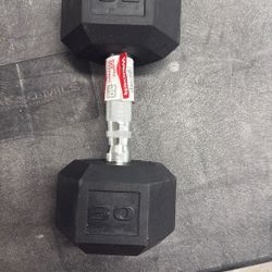 Weider 30 Lb Hex Dumbell