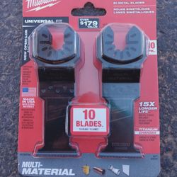 Milwaukee
1-3/8 in. Titanium Bi-Metal Universal Fit Wood and Metal Cutting Multi-Tool Oscillating Blade (10-Pack)