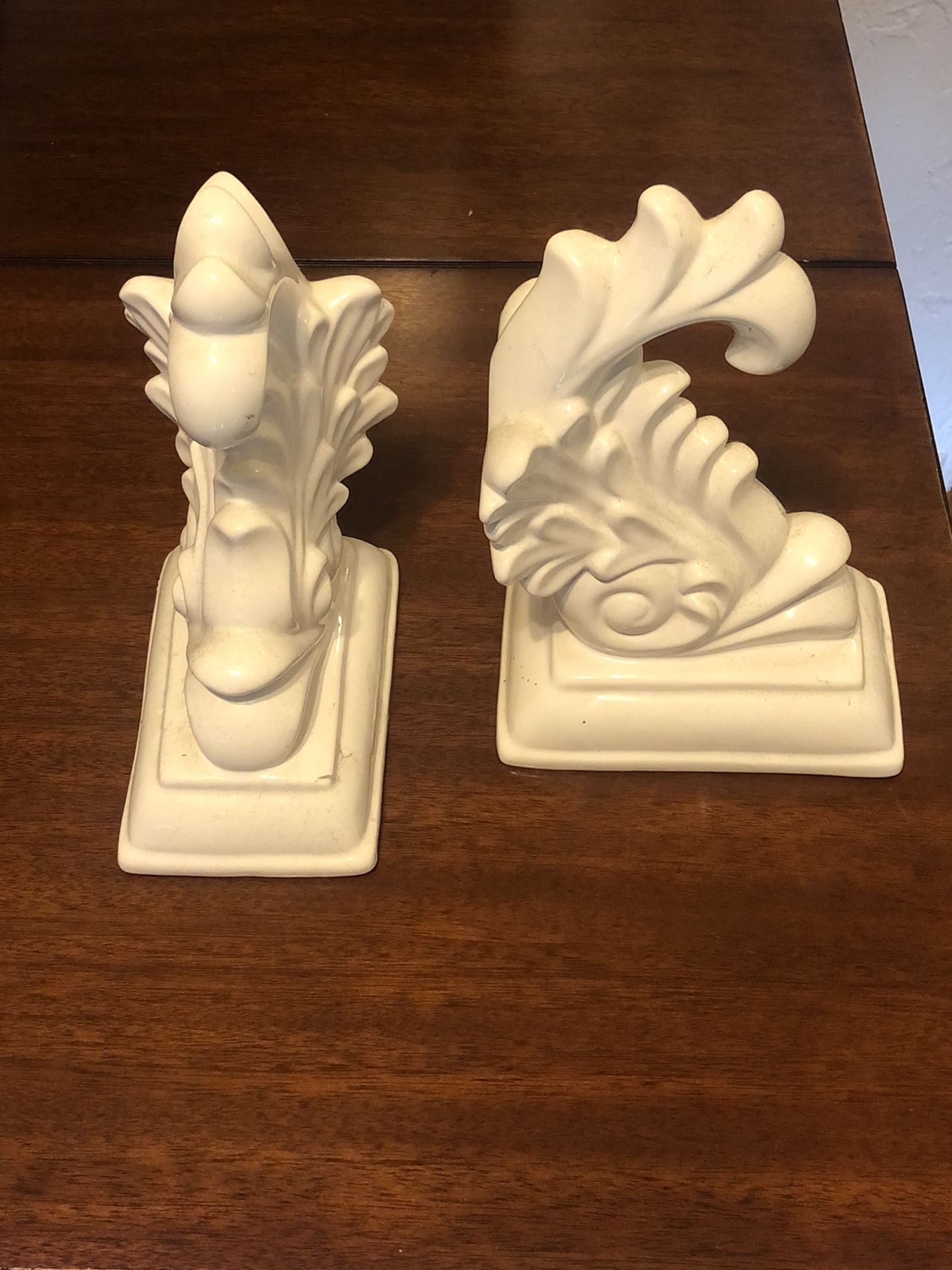Dolphin - Ceramic Bookends