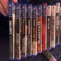 Ps4 and Ps5 games 