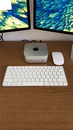 Mac Mini M4 with Apple Keyboard & Apple Mouse