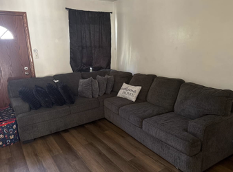 Grey couches